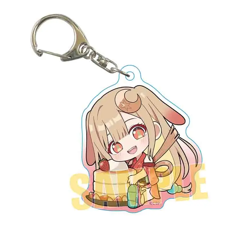 Cute Cosmic Princess Kaguya!  Chibi Acrylic Keychains - Moon Goddess Anime Figure - Kawaii Space Theme Bag Charm Clear Keyring