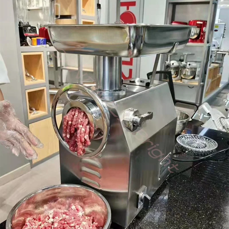 Commercial Large Disc Type Electric Table Meat Grinder High Power Stainless Steel Mincing Machine Kitchen Tools TK32