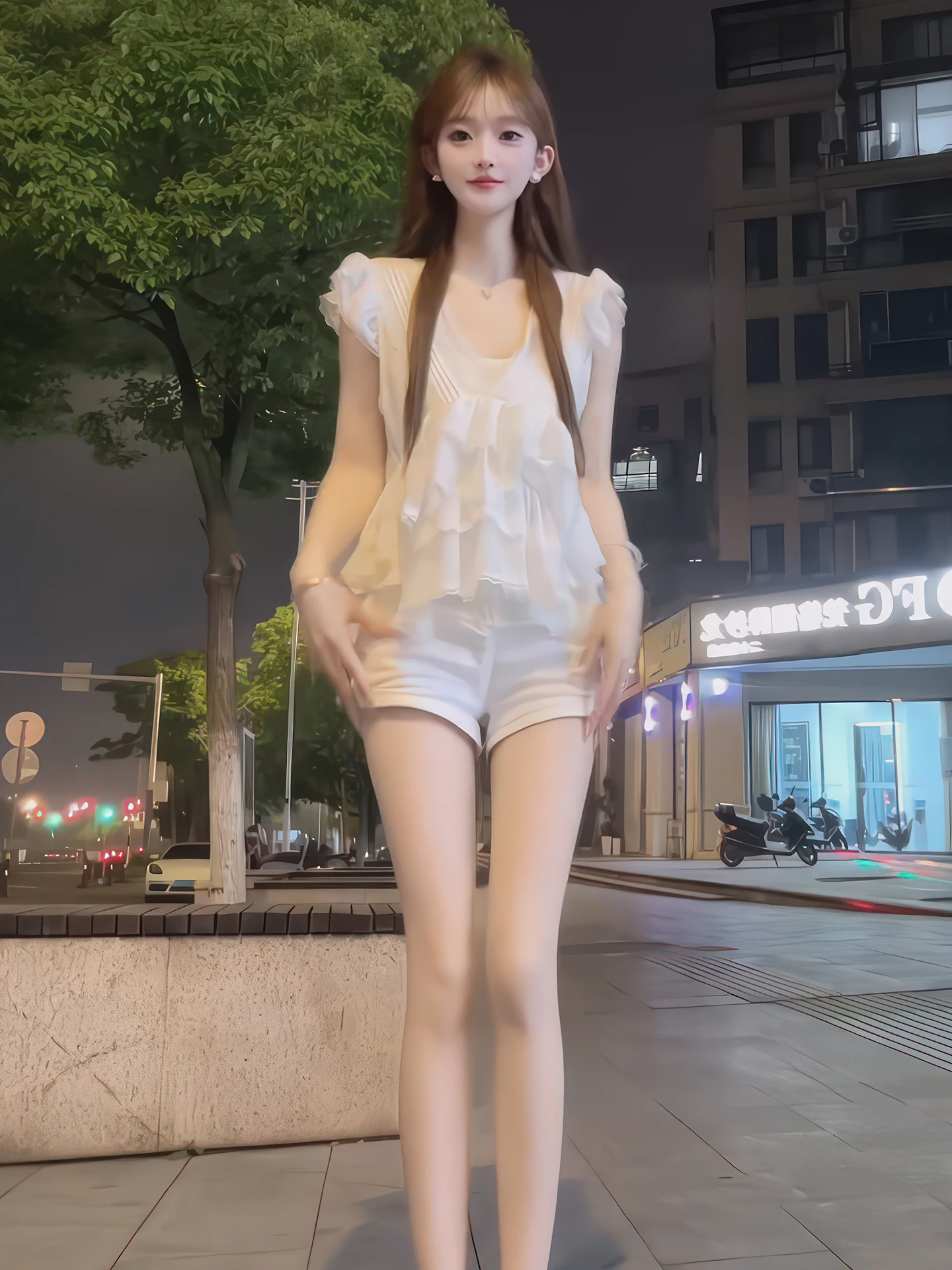 Garniture en dentelle blanche Fly Sve V-Ne irt Femme Été 2025 Nouveau luxe léger Anti-âge Haut de gamme Faion Français Sle Loo...