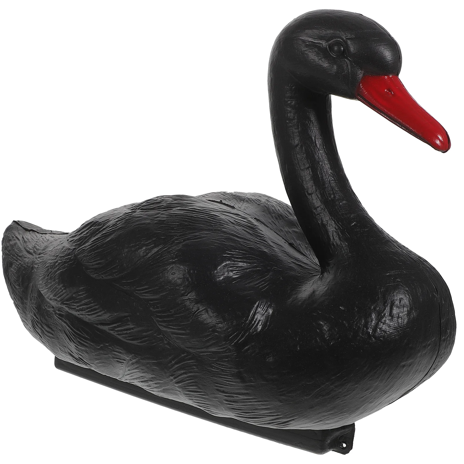 

Pool Artificial Swan Ducks Pond Realistic Ornament Floating Decoys Black Simulation Water Swimming