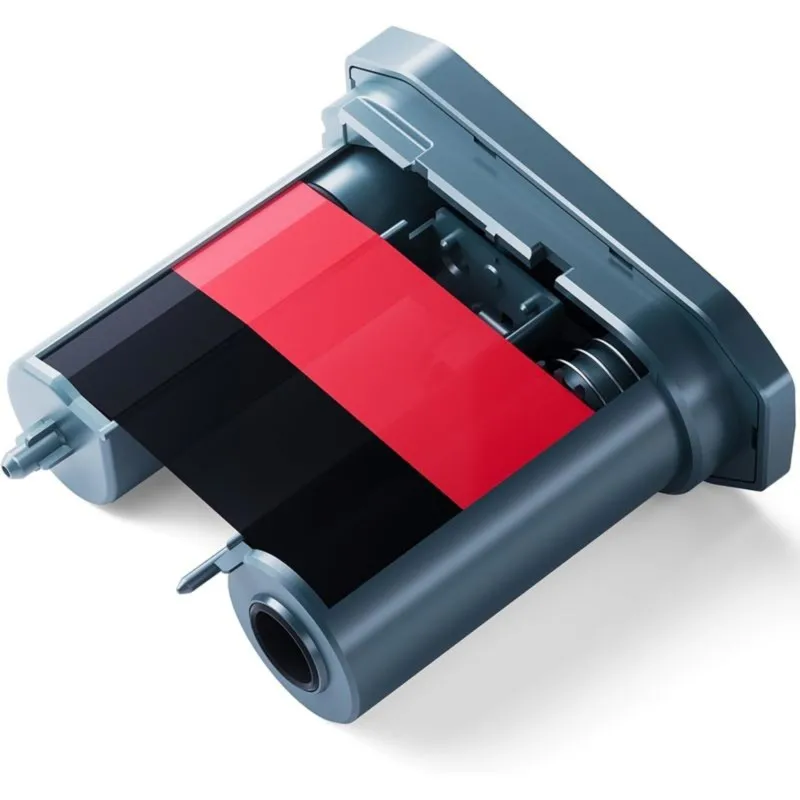 Mega Sale Compatible Labeling Ribbon for M2 Thermal Transfer Label Printer, 24 Meters, Clear Long-Lasting Print Color Red/Black