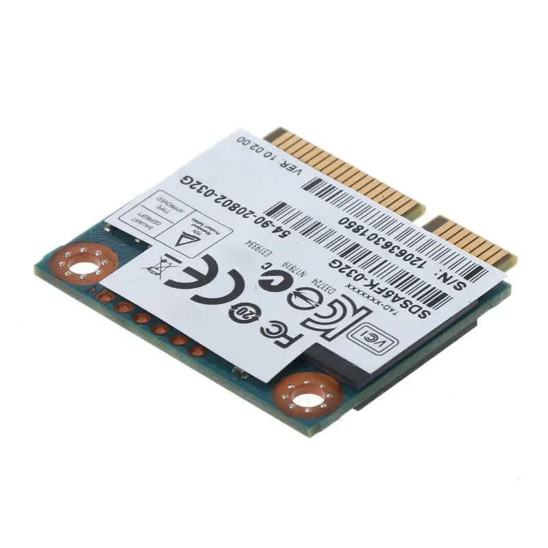 Компьютерный адаптер половинного размера, конвертер карт 32G MSATA SDSA5FK-032G, конвертер для ПК