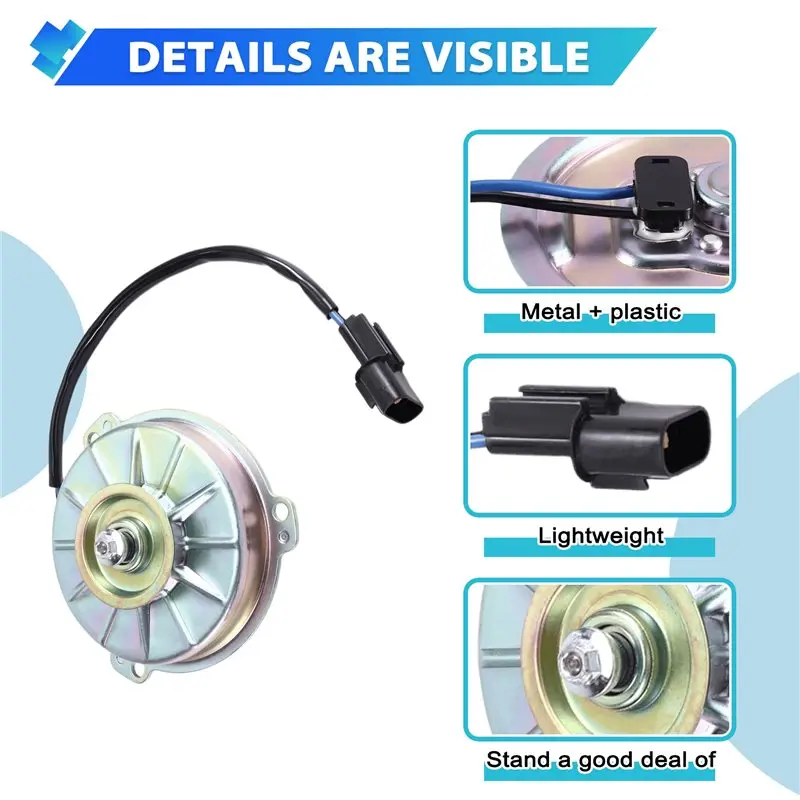 ABTD-7812A100 A/C Air Conditioner Condenser Fan Motor For GEN2 L200 Triton Montero Pajero Sport Nativa