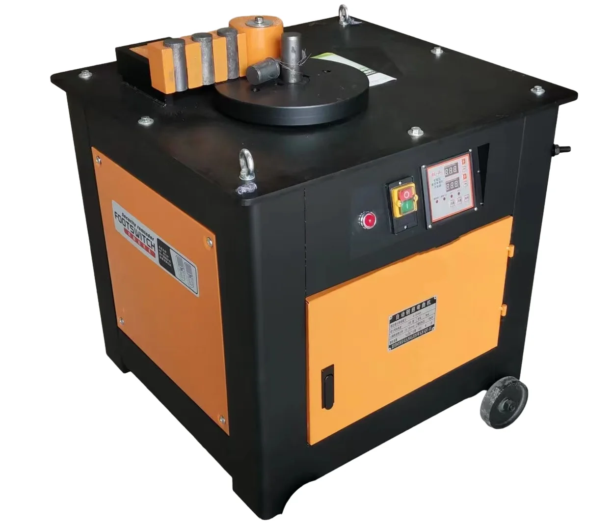 GF36 Electric Rebar Bending Machine Automatic Steel Bar Stirrup Hoop Bender Heavy Duty Construction Reinforcing Bar Bending Tool