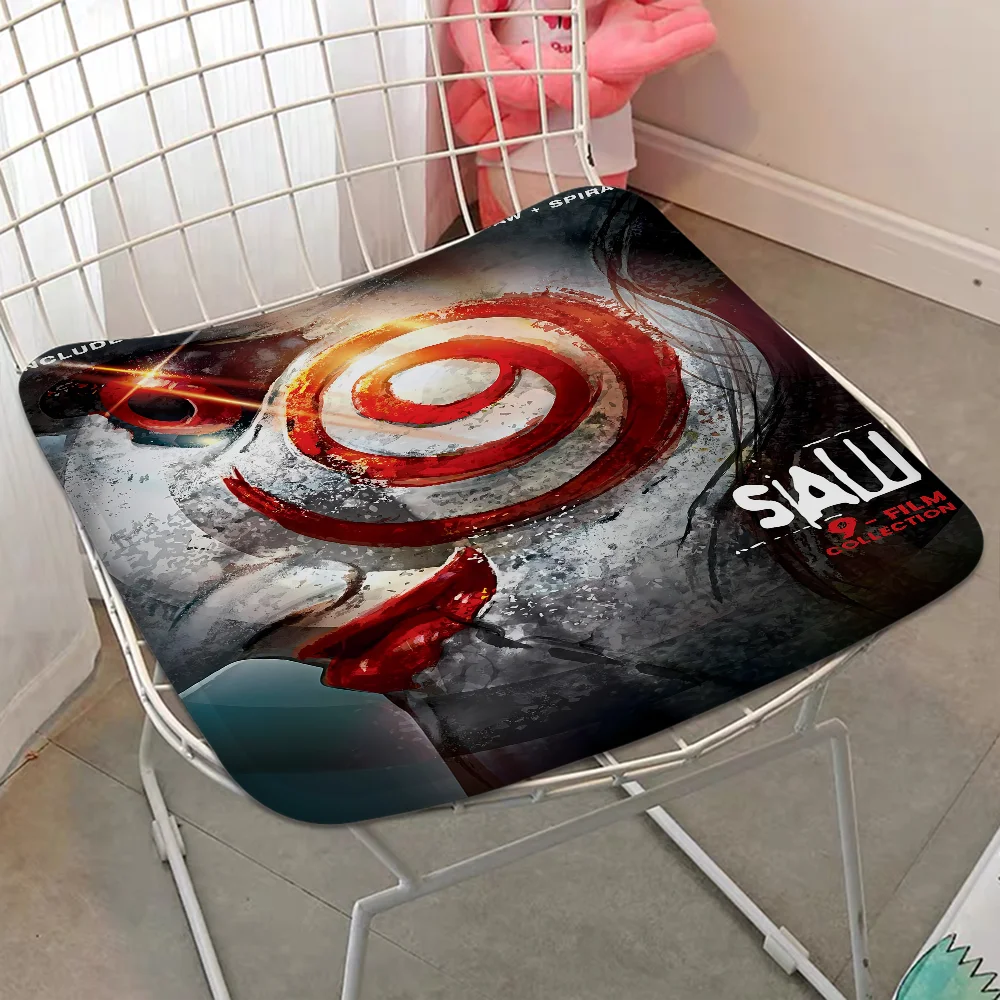 Horror Movie Saw Decorative Dining Chair Cushion Circular Decoration Seat For Office Desk Cushions Home Decor