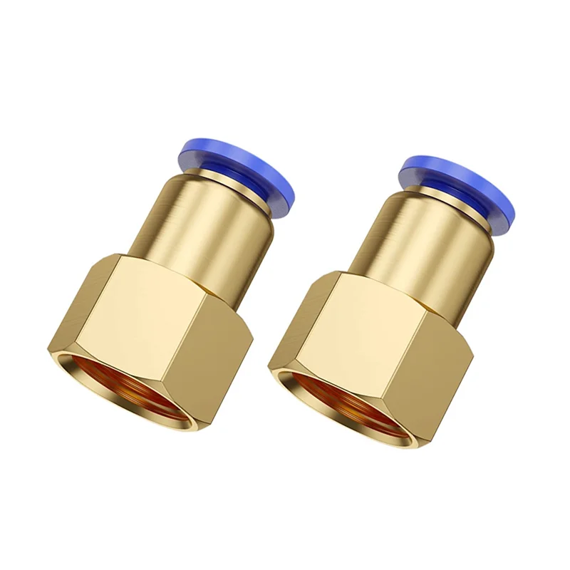 

Pneumatic Quick Connect Fitting with Internal Copper Thread Straight Air Hose PCF6-01/8-02/10-03/12-04