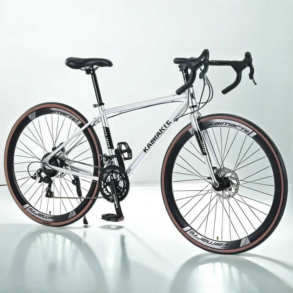 

700C Curved Handlebar Road Bicycle Disc Brake Road Racing Bike L-TWOO R3 Brake-in-one Bicicleta Variable Speed Sports Bike