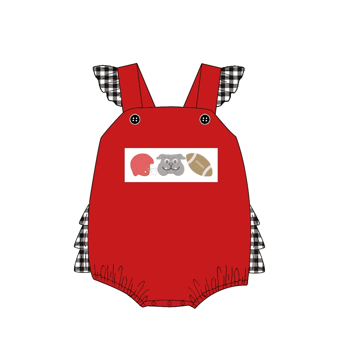 New children\'s suit pearl ball printed shorts lace girls boys plaid shorts suit baby jumpsuit