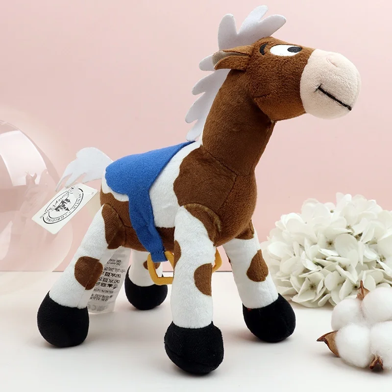 Muñeco de peluche de Toy Story de 20cm, de algodón, con diseño de ojo de buey, caballo de dibujos animados, peluches Kawaii, regalo de Navidad para niños, decoración para habitación de niños