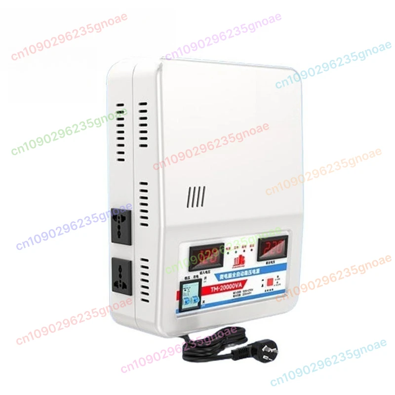

20KW Voltage Stabilizer 120V-270V to 220V Automatic Home Appliance Protection AC Power Converter Regulator