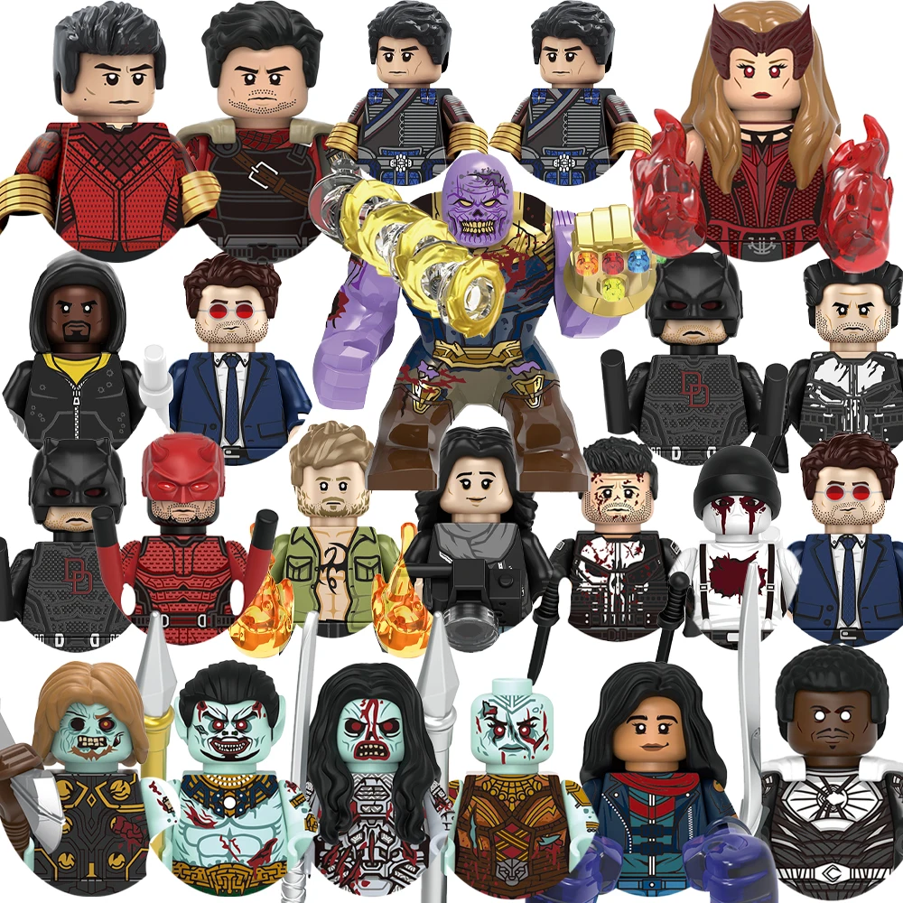 2026 Daredevil Ghost Blocks ShangChi For Toy Gifts New Thanos BIG Bricks Action Figures Children Building Blocks For Party Gifts