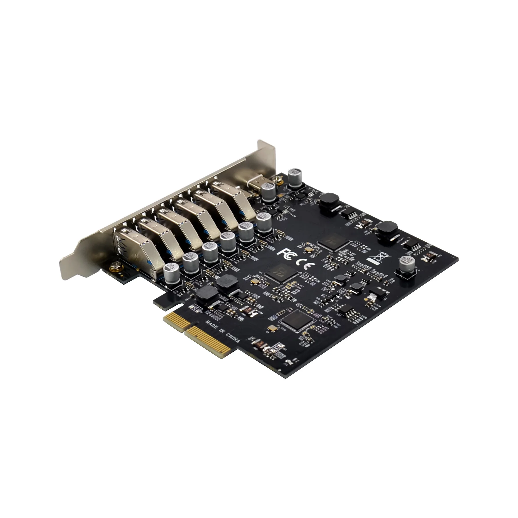 

SUNWEIT ST657 PCIe X4 3142 USB3.1 6A2C 10Gbps Extended Card