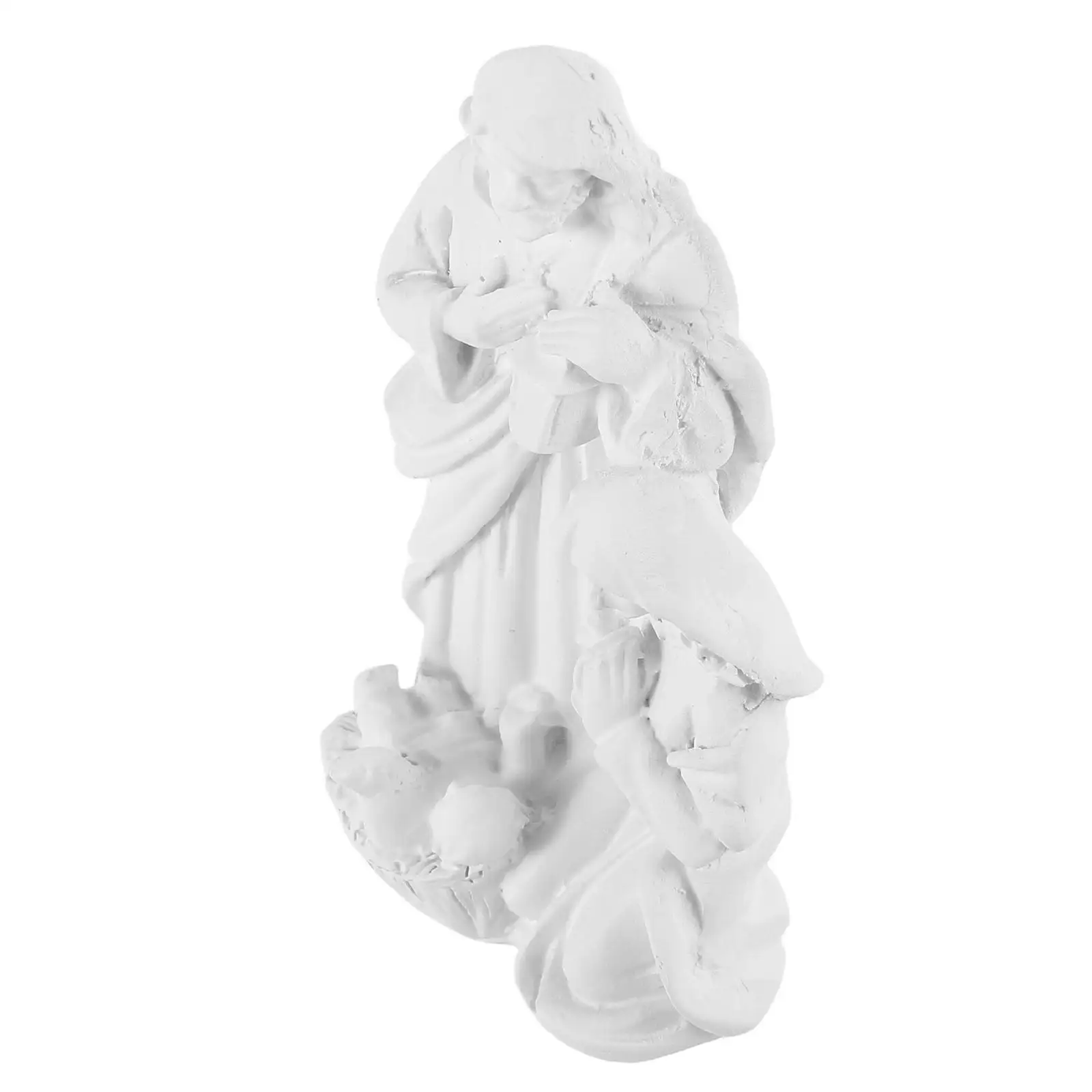 

Decorative Figures Jesus Resin Craft Family naments Home Statues Mini Sculpture Christmas Decor Figurines Mexican
