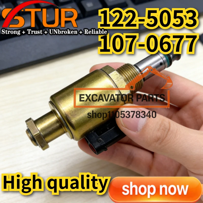 122-5053-1225053-soupape-solenoide-d'arret-pour-moteur-cate322c-325c-570b-580b-3126b