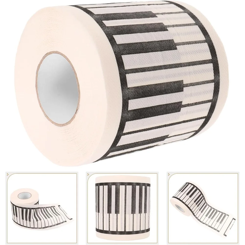 1 Roll Piano Toilet Paper Papertowels Bulk Toilet Paper Table Party Paper Napkin Toilet Soft Bath Towel