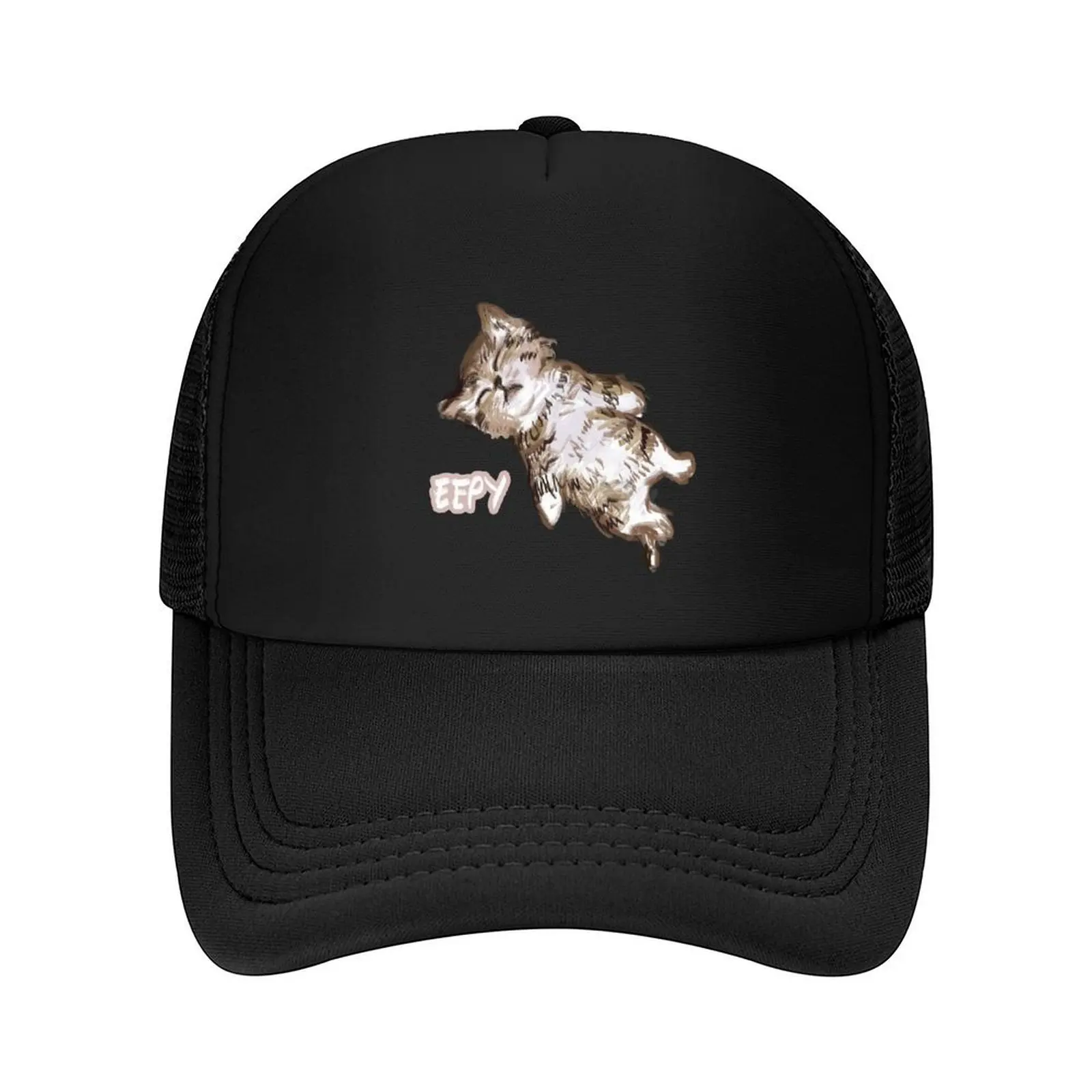 

eepy cat Baseball Cap Sunscreen Luxury man cap Sunhat hiking hat Hats For Men Women's