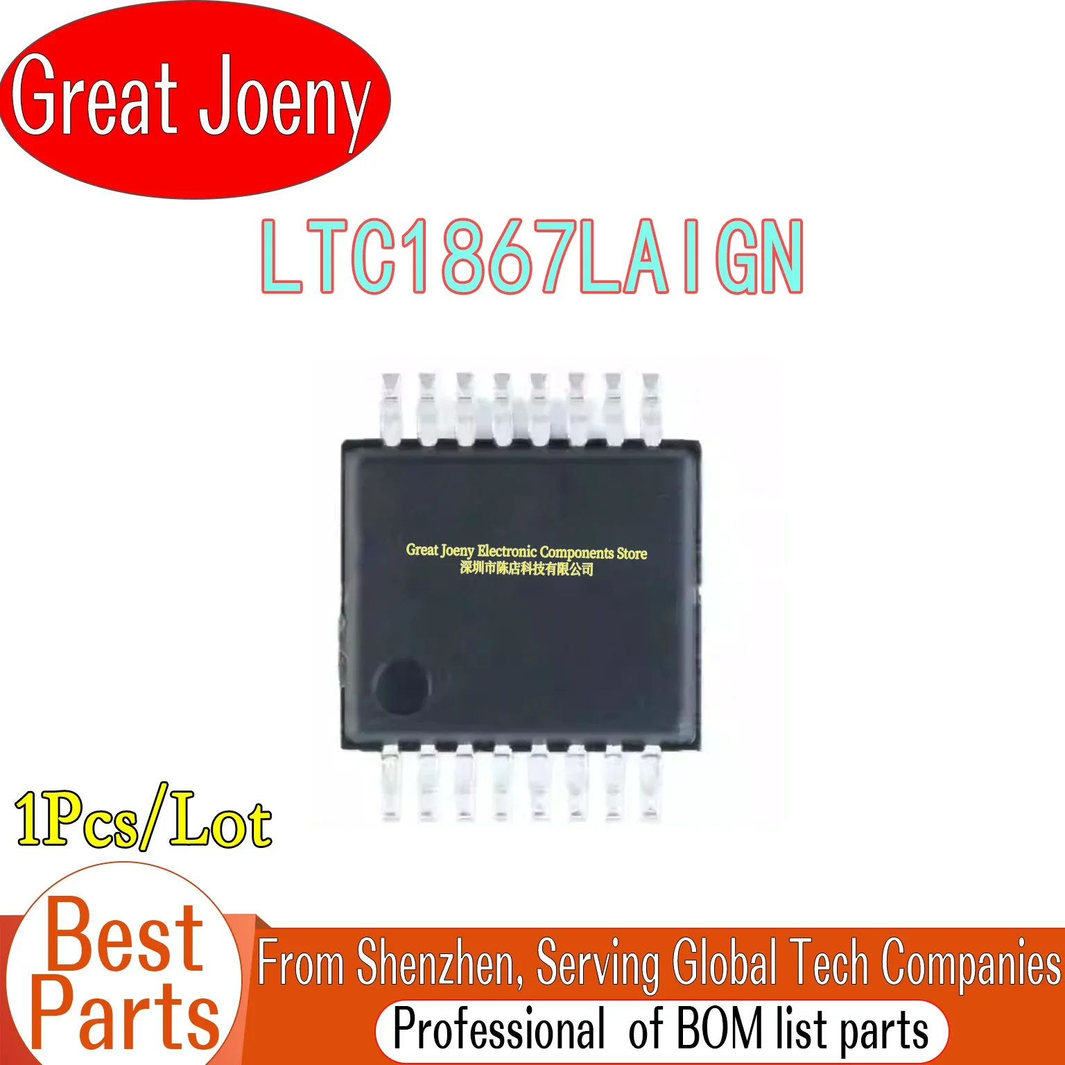 

(1-10 Piece)100% New Original LTC1867LAIGN 1867L IC Chipset SSOP-16 Bulk Best Price