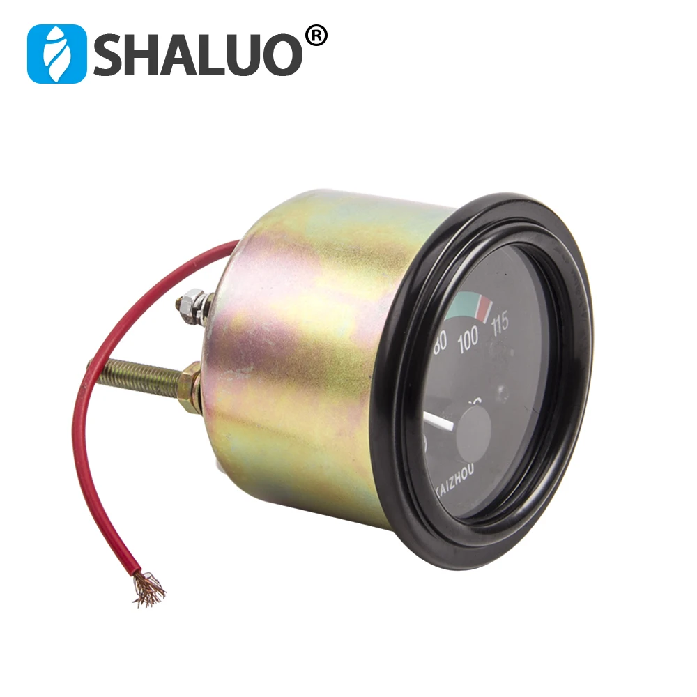 55MM 12v 24v Diesel Engine Water Temperature Gauge Meter With Backlight  Generator Parts Accessories