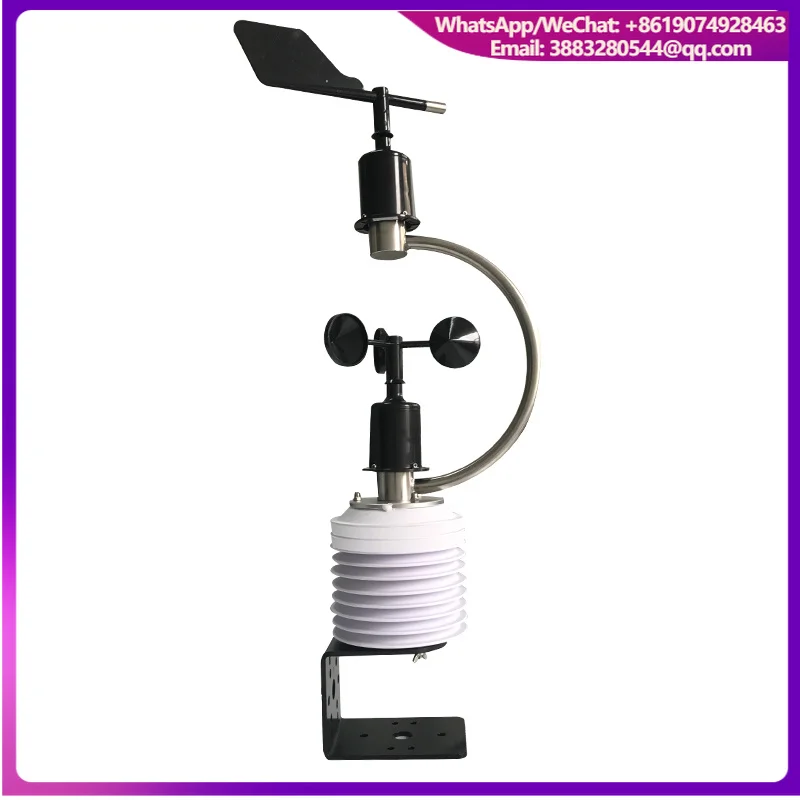 Customized Gsa CO2 CO NO2 SO2 O3 Temp Humi Pressure Anemometer Wind Speed Direction Meteorologically Weather Station Sensor