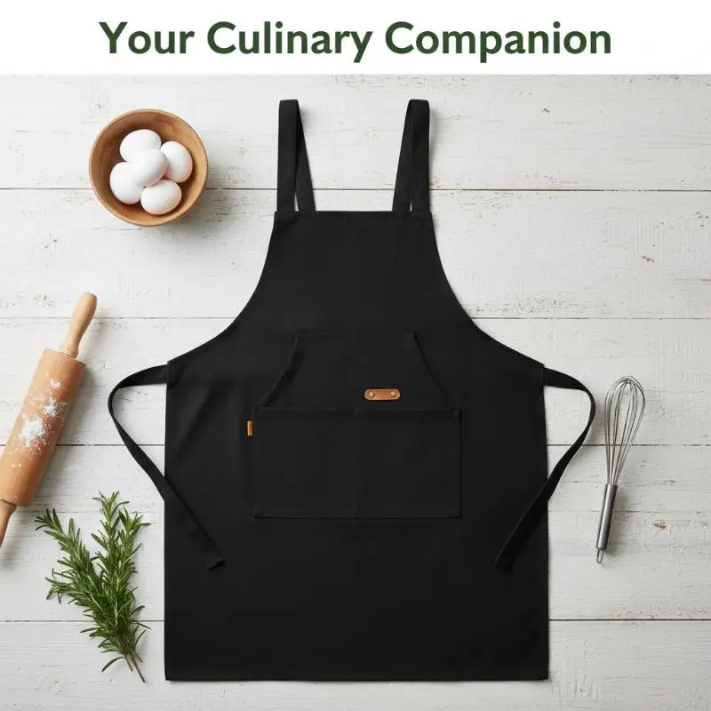 New Professional Barber Apron Breathable Waterproof Cooking Aprons 2 Sizes Large Pocket Working Clothes For Hairdressing