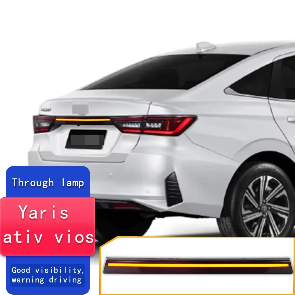 

FOR Toyota Yaris Ativ Vios 2022 2023 Car LED Rear Bumper Lamps Brake Light Turn Signal Backup Reflector Lamp Taillights Fog lamp