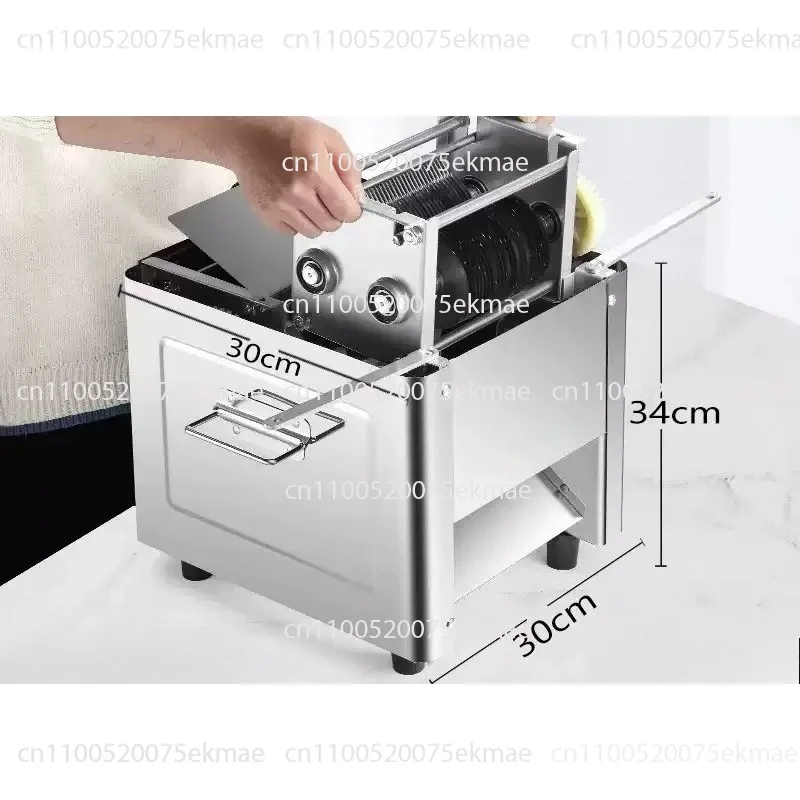 Commercial Electric Meat Slicer for Shredding, Slicing Fresh Meat and Dicing – Fully Automatic