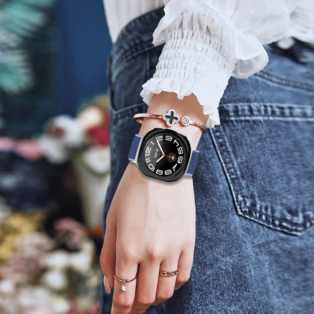 Ремешок для Samsung Galaxy Watch Ultra Регулируемый дышащий браслет для Galaxy Watch 7 Ultra 47 мм Спортивный дышащий ремешок для часов