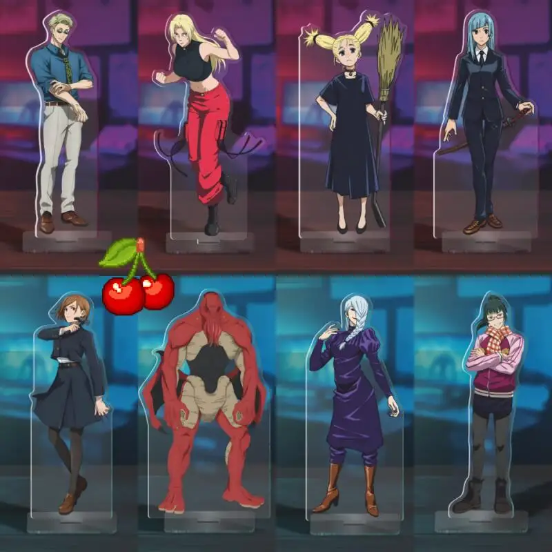 Soporte Acrílico de 15 cm para Figuras de Anime de Jjk Kento Nanami Yuki Tsukumo Momo Nishimiya Kasumi Miwa Dagon Maki Zenin, Decoración de Escritorio