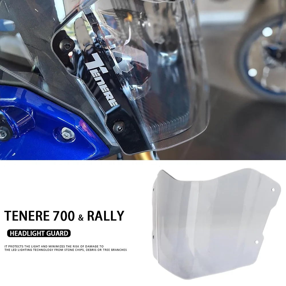

Motorcycle Accessories Headlight Guard Protector Acrylic Cover Protection For Yamaha Tenere 700 T7 T700 Tenere700 Rally 2025