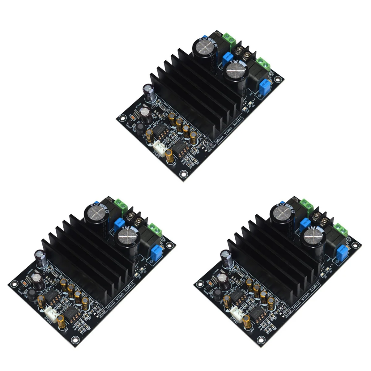 

3X TPA3255 Amplifier Board Quick Response High Power Plug Play Metal Practical Audio Amplifier Module for Speaker