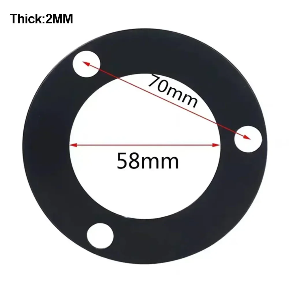 1pc Washer E-Bike Electric Scooter Brake Gasket Spacer 3Holes Disc Washer 1-5mm Inside Diameter 58mm Bicycles Accessories