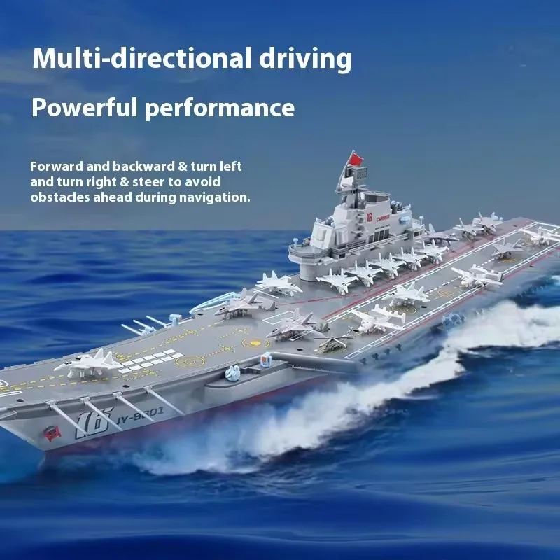 High Speed Drift RC Destroyer Simulation Remote Control Boat Water Ship Model Toy Navigation Warship 2.4g Waterproof RC Boat Toy