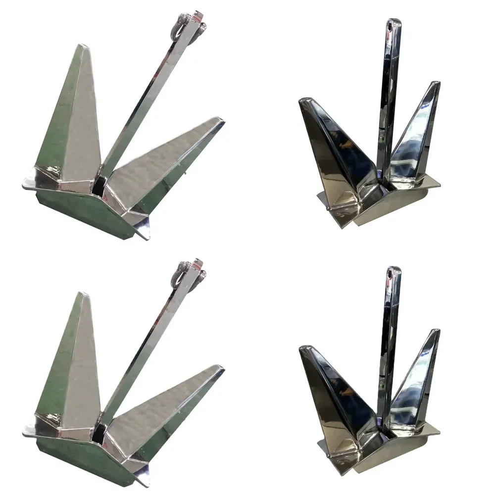 Accesorios de ferretería para yates marinos, ancla Boer de acero inoxidable tipo TW, varias especificaciones, consultar con el cliente.