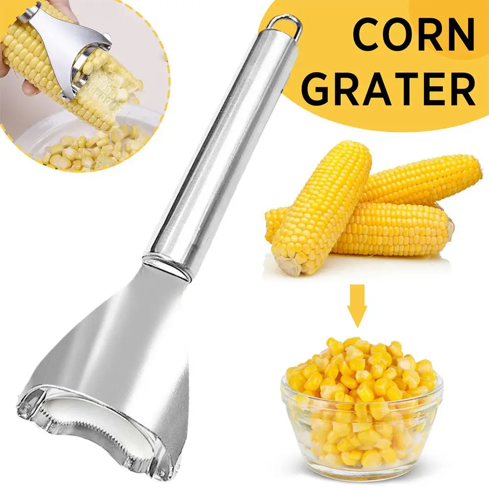 Stainless Steel Corn Planer Thresher Peeling Kitchen New Stripper Model 2023 Tools Kernel Kitchen Peeler Gadget Cutter V1J3