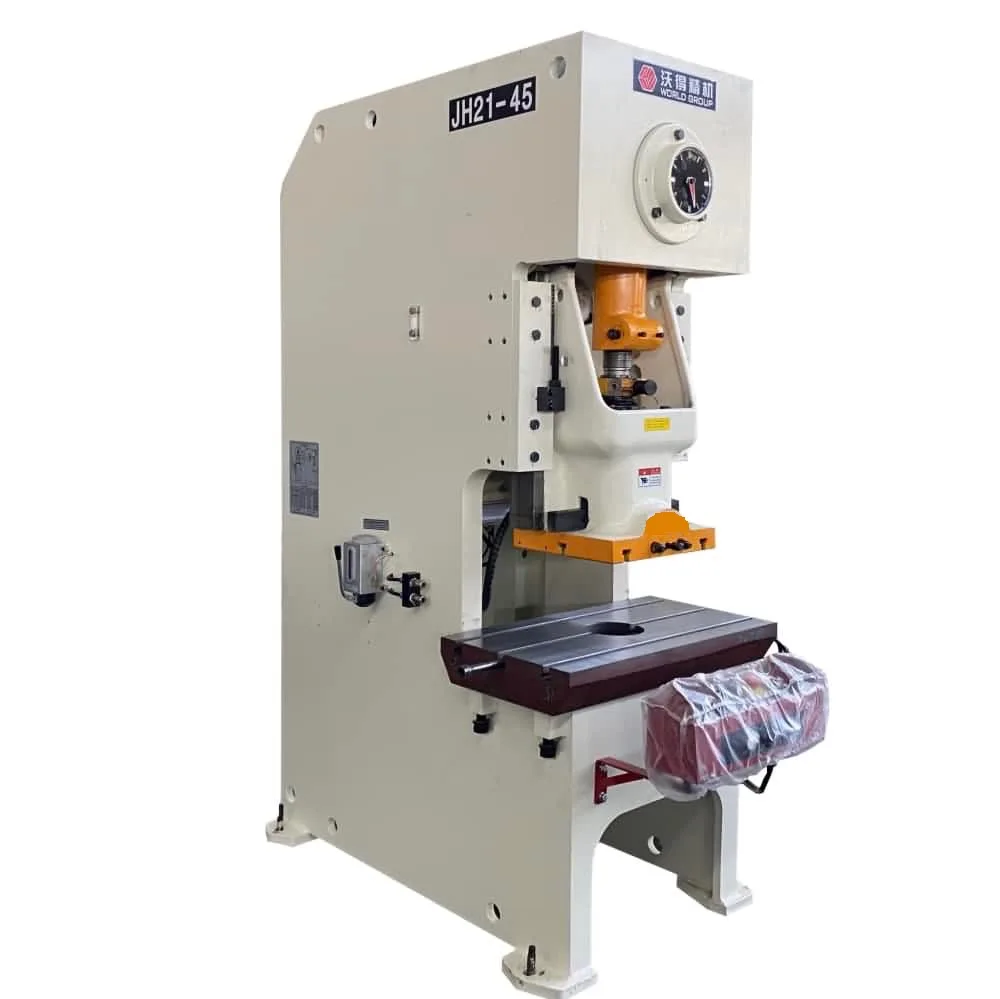 JH21-45 WORLD C Frame Mechanical Power Punch with Automatic High Precision 5.5kW Motor for Metal Stamping