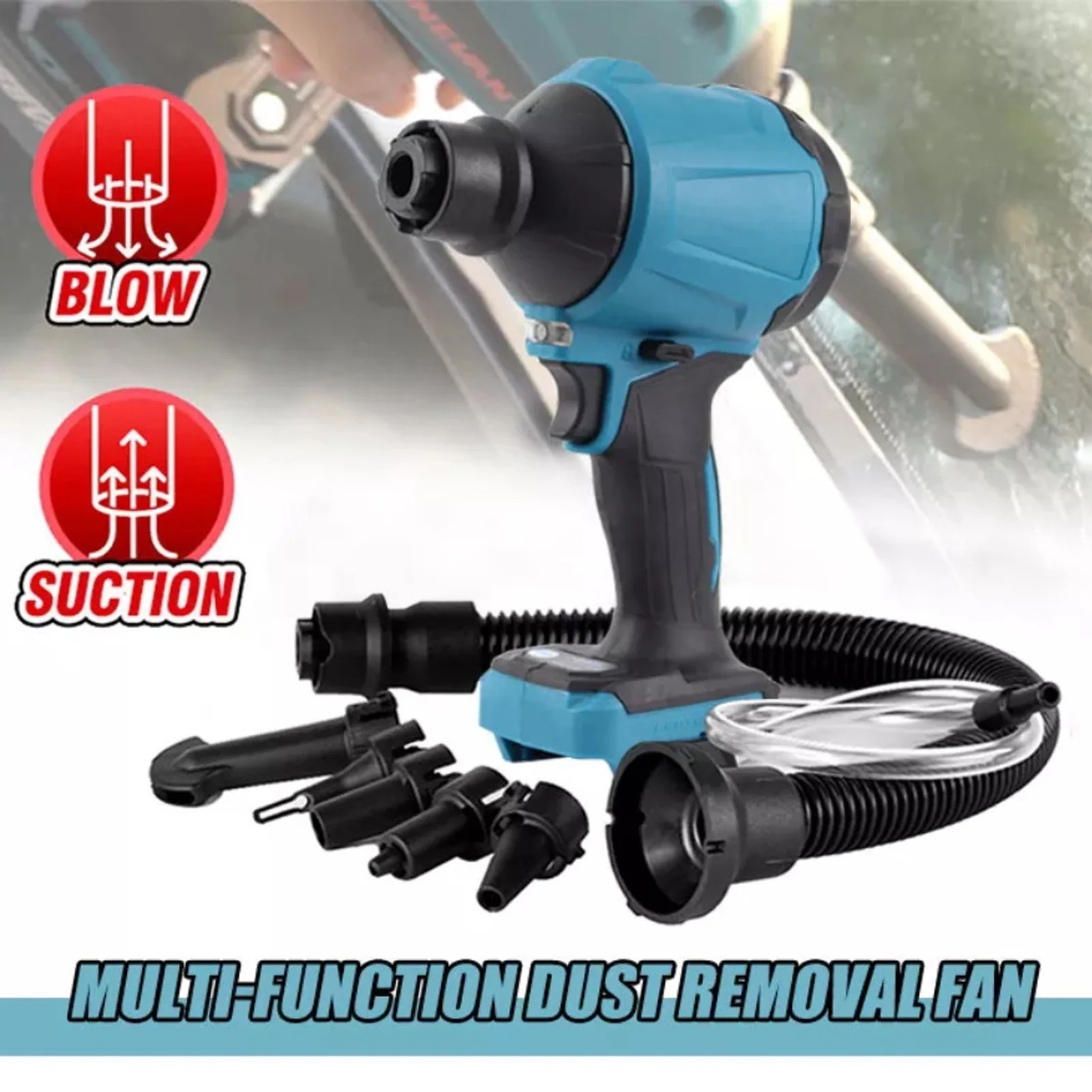 Rechargeable Air Dust Machine Multifunctional Lithium Electric Cordless Inflator Gun Air Dust Guns Variable Transmission Tools