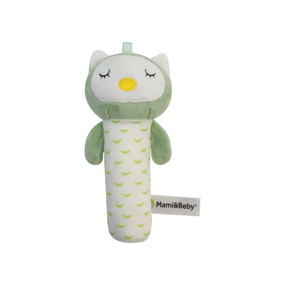 

Cartoon Animals Soft Stuffed Animal Rattle Crinkle Sound Squeaky Sound Baby Rattle Toys Bell Plush Dolls Educational Toys