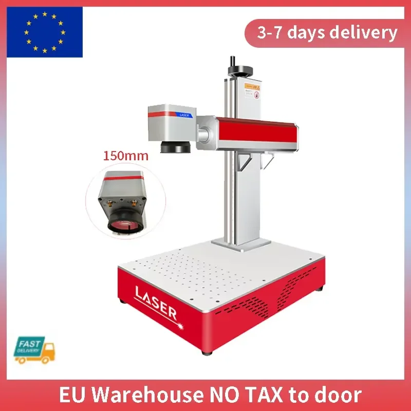 30W Raycus Fiber Marking Machine Metal Engraver Engraving PCB Carving 50W Double Red Point Head