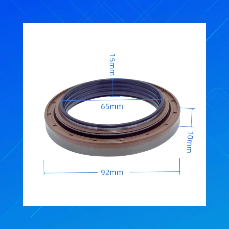 

Size:65x92x10/15mm,DMHUI high-quality FKM+NBR tractor oil seals,applicable toCorteco 12018849B.RWDR-CASSETTE style.65*92*10/15mm