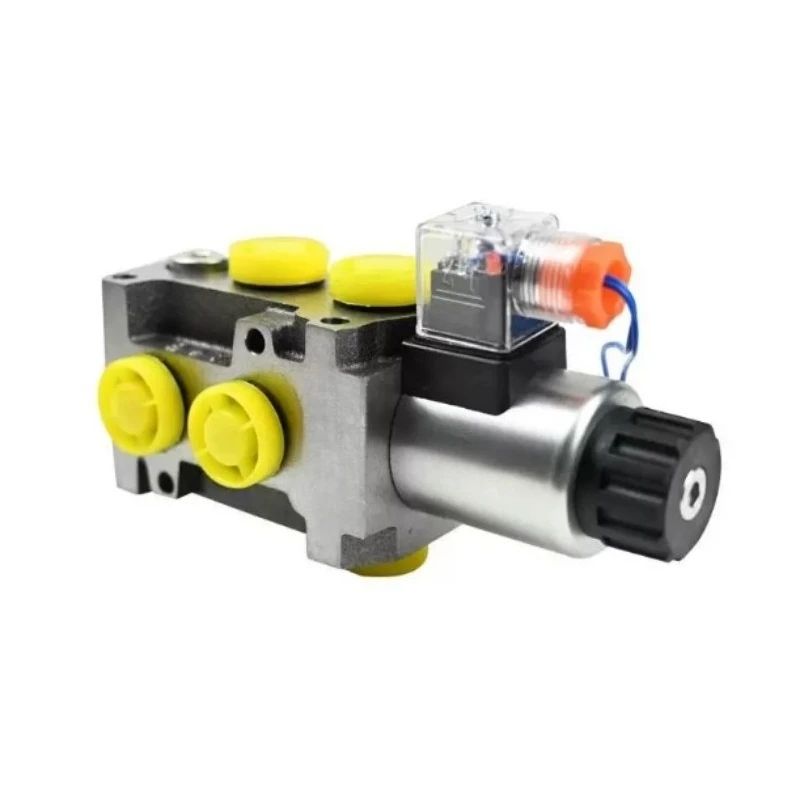 2-Position 6-Way Solenoid Valve, Hydraulic Switching Valve for Grapple Winch