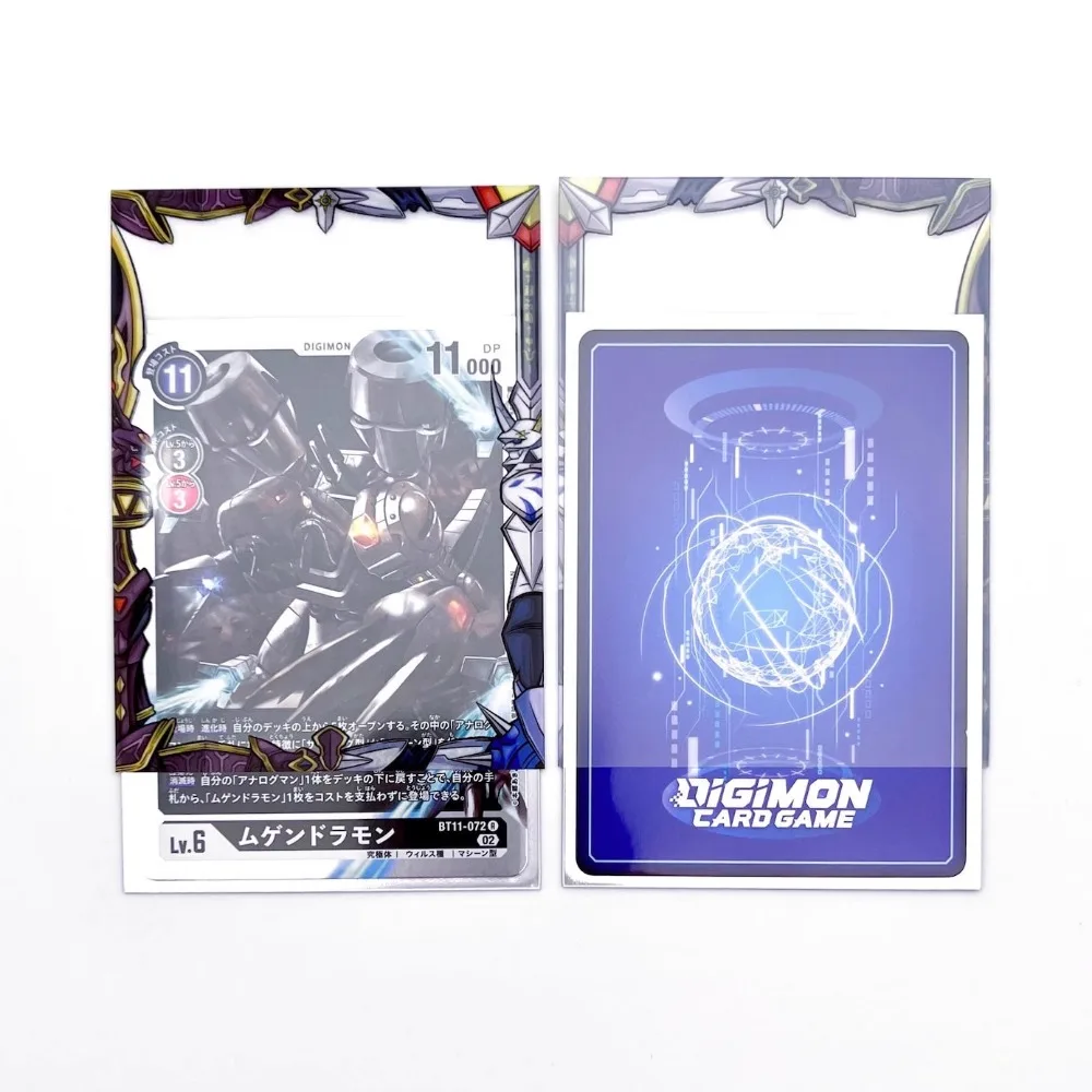 60 pz/borsa DTCG Digimon Adventure Omegamon Animation Characters Card Film Anime Classics Game Collection Cards custodia protettiva