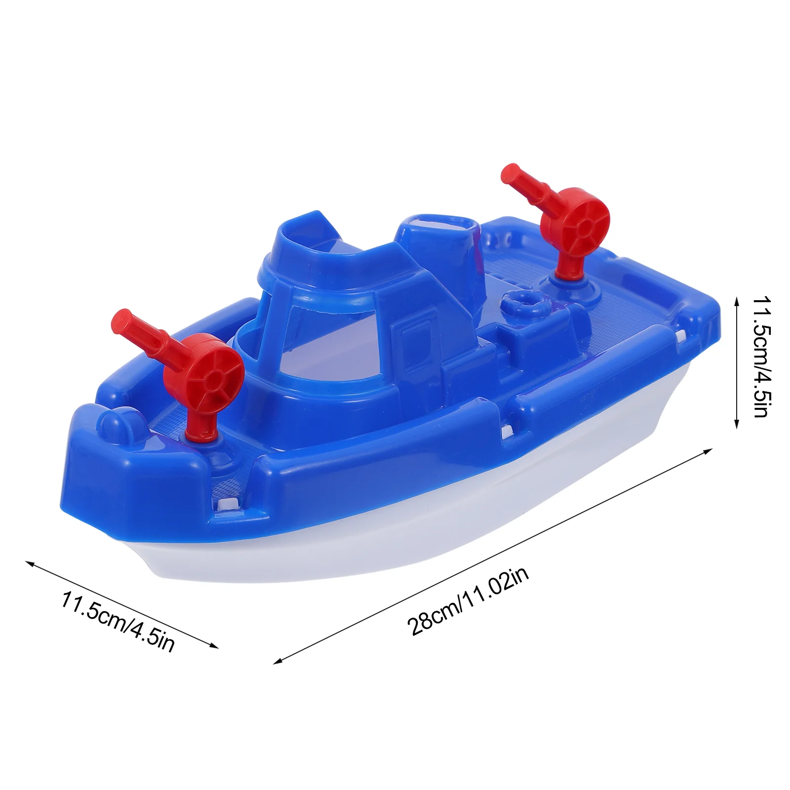 Barco de carreras de plástico para niños pequeños, juguetes interesantes de baño para ducha, 1 ud.