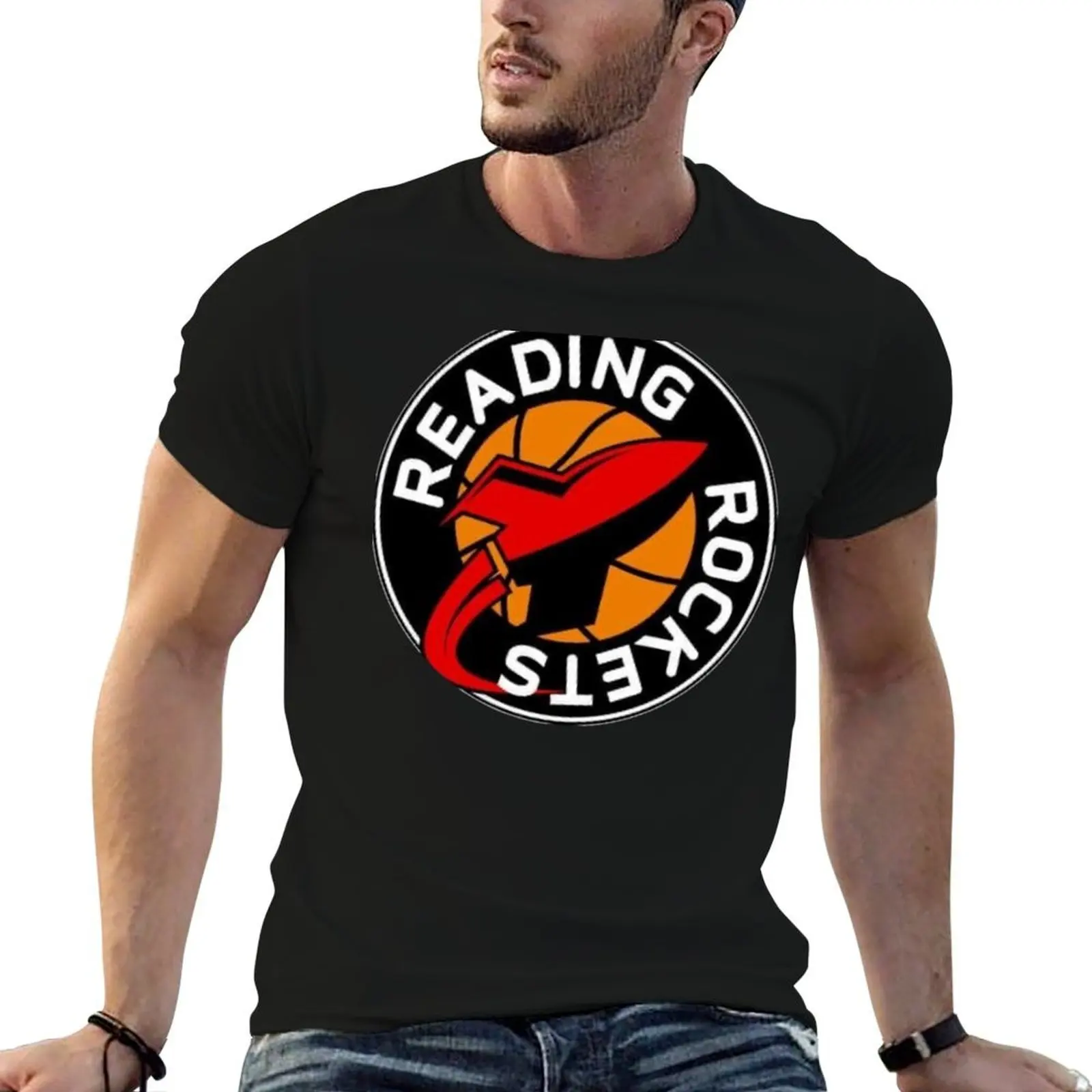 Reading Rockets-BRITISH BASKETBALL CLUB T-Shirt graphic t shirts summer clothes Men's t shirts