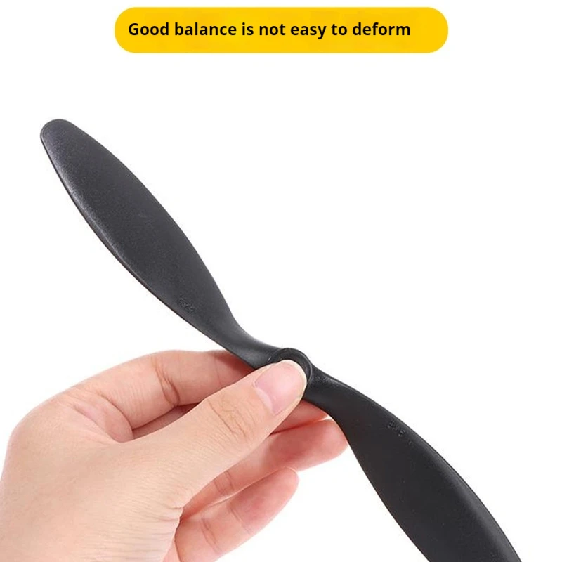 Fixed wing aircraft 8060 propeller SU27 magic board KT board special slurry 8-inch black soft propeller resistant to impact