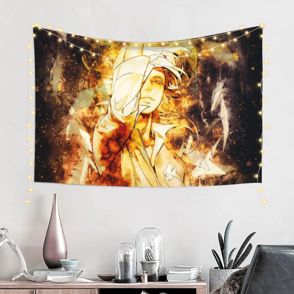 Shogo Makishima Psycho Pass Tapestry Wall Decoration Room Aesthetic Decor Wall Carpet Tapestry