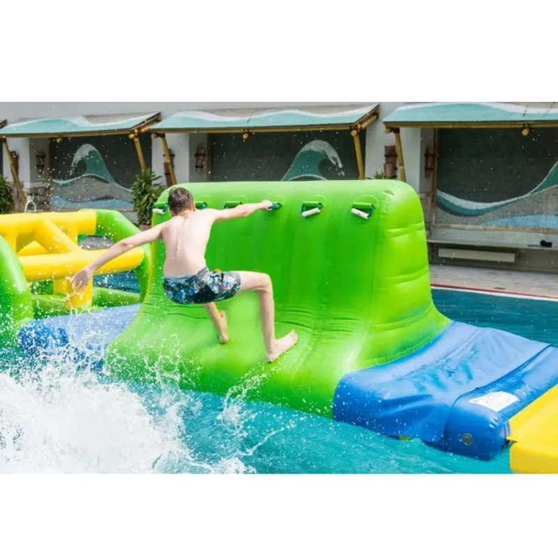 Inflatable Trampoline Park Inflatable Wet Obstacle Course Water Slide Pool Water Park Playground