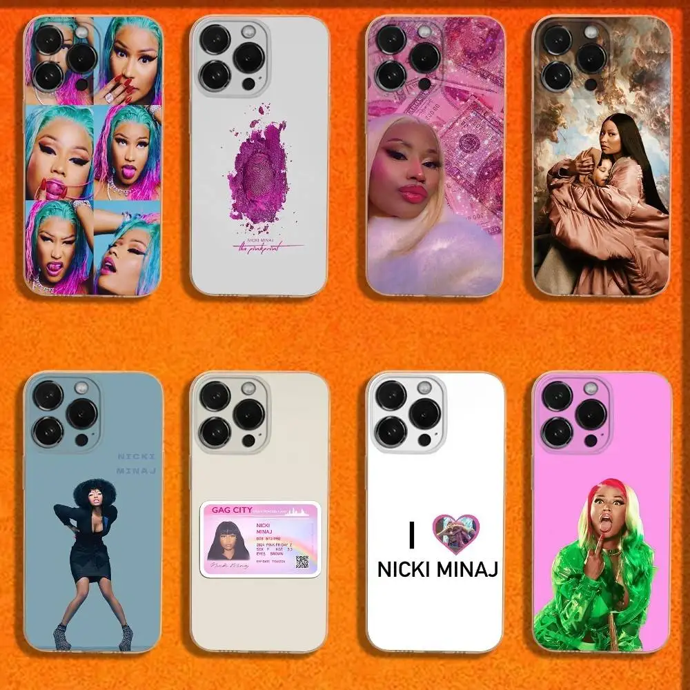 

Pink Friday N-Nicki Minaj Phone Case For iPhone 16,15,14,13,12,11 Plus,Pro,Max,XR,XS,Plus,E,Mini Transparent Soft Cover