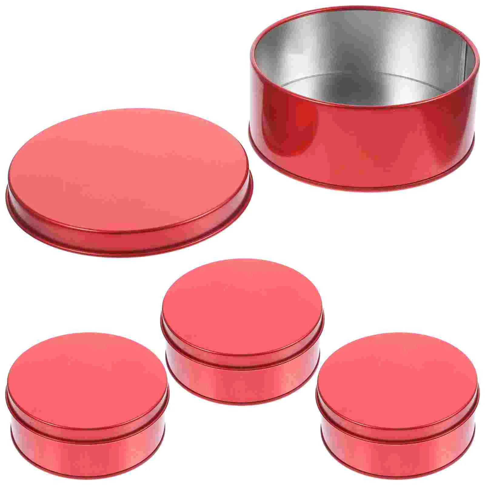 Biscuit Box Candy Cookie Tins with Lids for Gift Giving Empty Cans Cookies Boxes Small Bulk Christmas