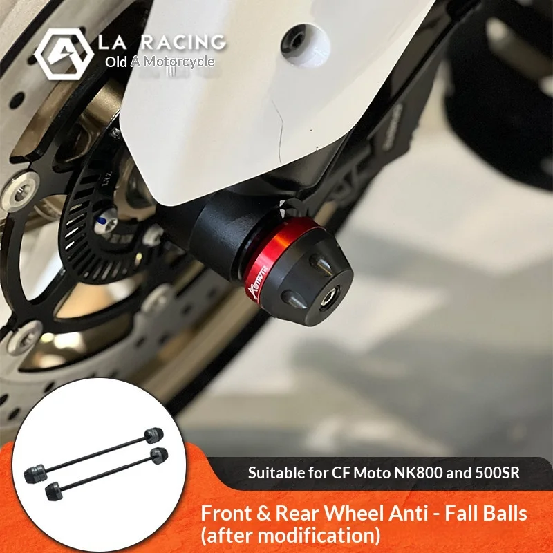 【Premium】For CFMOTO NK800 front and rear wheel anti-fall 500SR modification parts