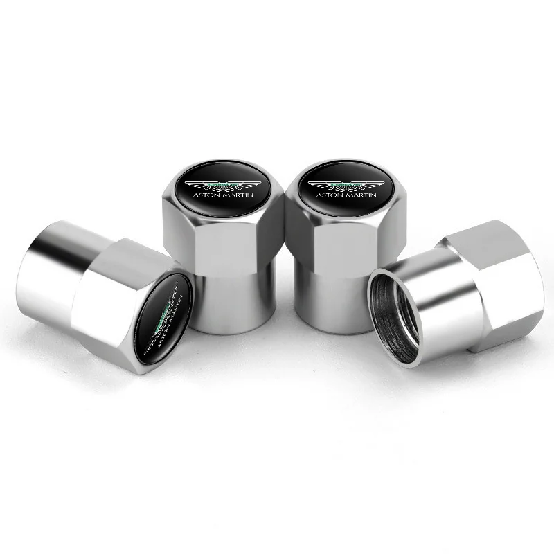 Aston Martin Aluminium Ventieldopjes - Premium verpakking en complete set